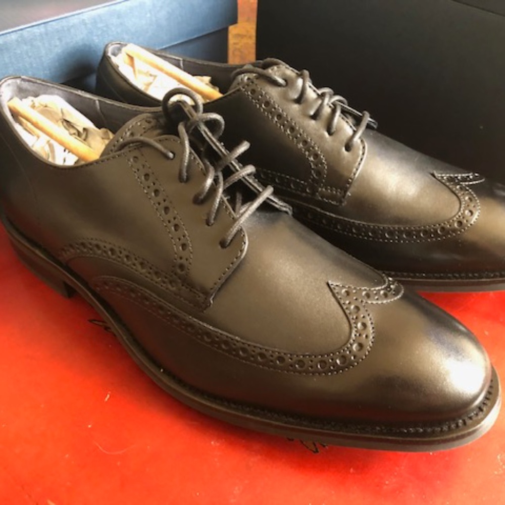 New Cole Haan Watson Wingtip Oxford shoes Size 10